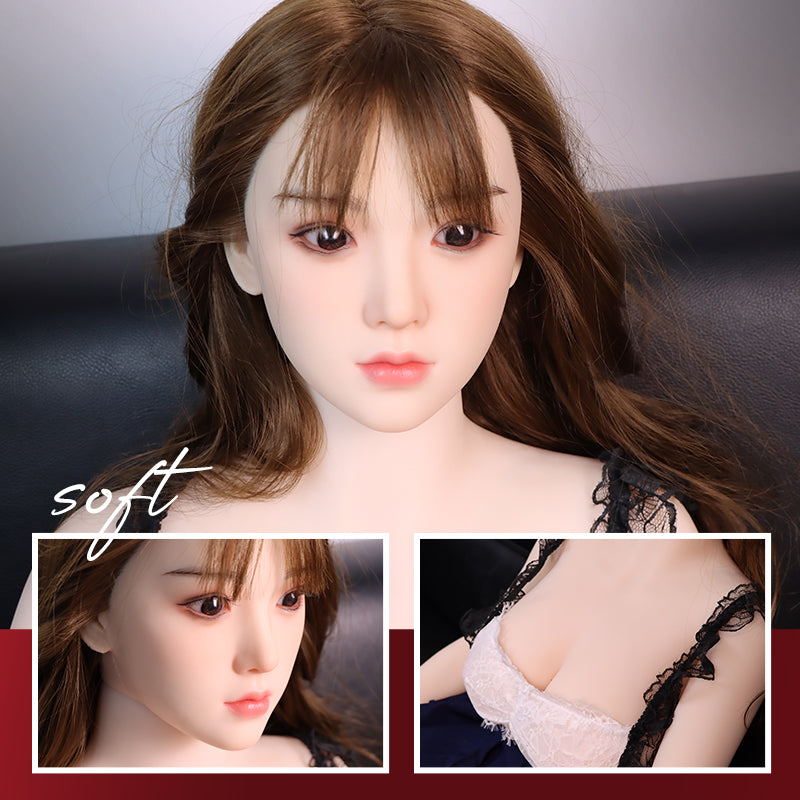 Realistic Love Doll with Soft TPE Skin, Full Body Silicone Sex Toy, Lifelike Vagina & Breasts