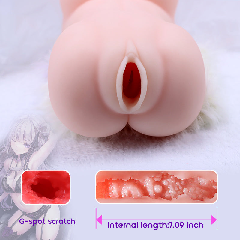 Realistic Half Body Torso with Breasts – Soft TPE Male Masturbator Toy for Intense Pleasure & Solo Play