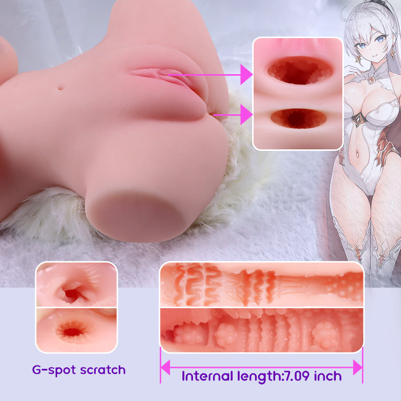 Male toys Forked leg doll Wearing a chest gives a real, realistic and authentic feeling Weight 1025g