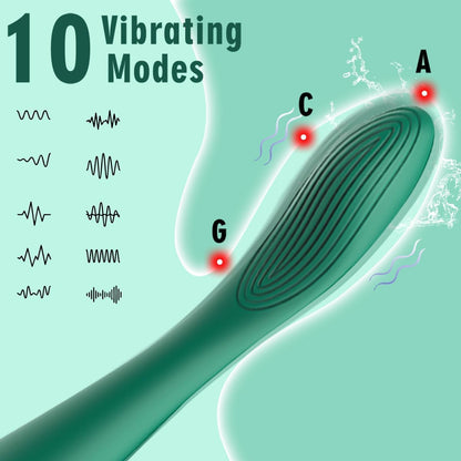 Adult Sex Toys for Women,Clitoral G Spot Vibrator with 10 Powerful Vibrating Modes,Clitoral Nipple Stimulator Finger Bullet Vibrators Waterproof Strapless on Dildo Anal Toys for Couple