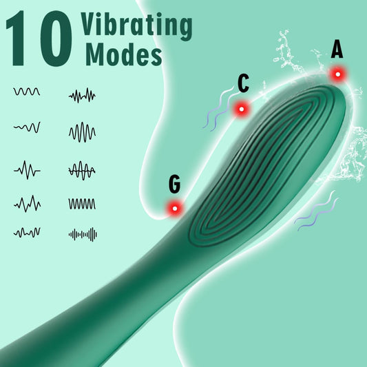 Adult Sex Toys for Women,Clitoral G Spot Vibrator with 10 Powerful Vibrating Modes,Clitoral Nipple Stimulator Finger Bullet Vibrators Waterproof Strapless on Dildo Anal Toys for Couple