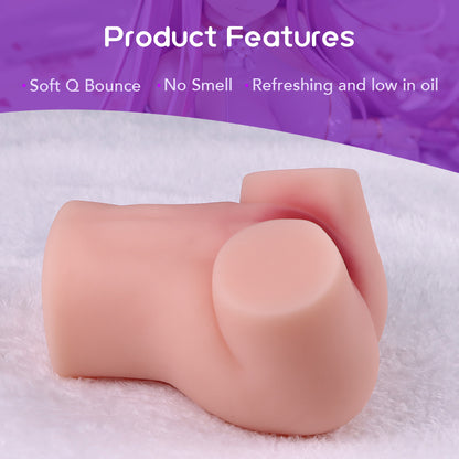 Male toys The buttocks are raised with simulated skin texture Weight 650g